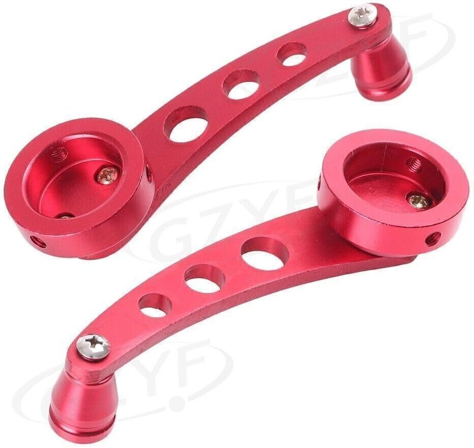 ya 12 10.8 baidi Car Window Winder Crank Glass Handle Alu for Mini um Knob Kit Universal Red