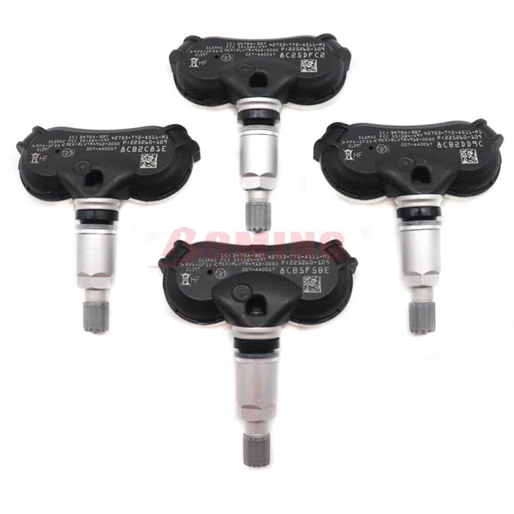 ya 4 8.8 Set of 4X tire Pressure Monitoring Sensor 42753-TY2-A51 for Acura TL ZDX RLX 315Mhz