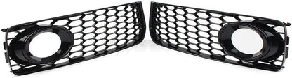 ya 2 8.15 Honeycomb front bumper fog light grille cover for Audi A5 S5 B8 RS5 08-12
