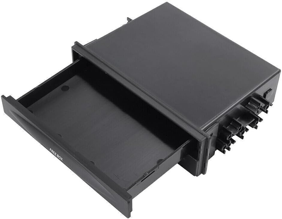 ya 9 10.24 Universal Double Din Radio Pocket Dash Storage Box Cup Drink Mount Holder UK