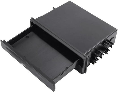 ya 9 10.24 Universal Double Din Radio Pocket Dash Storage Box Cup Drink Mount Holder UK
