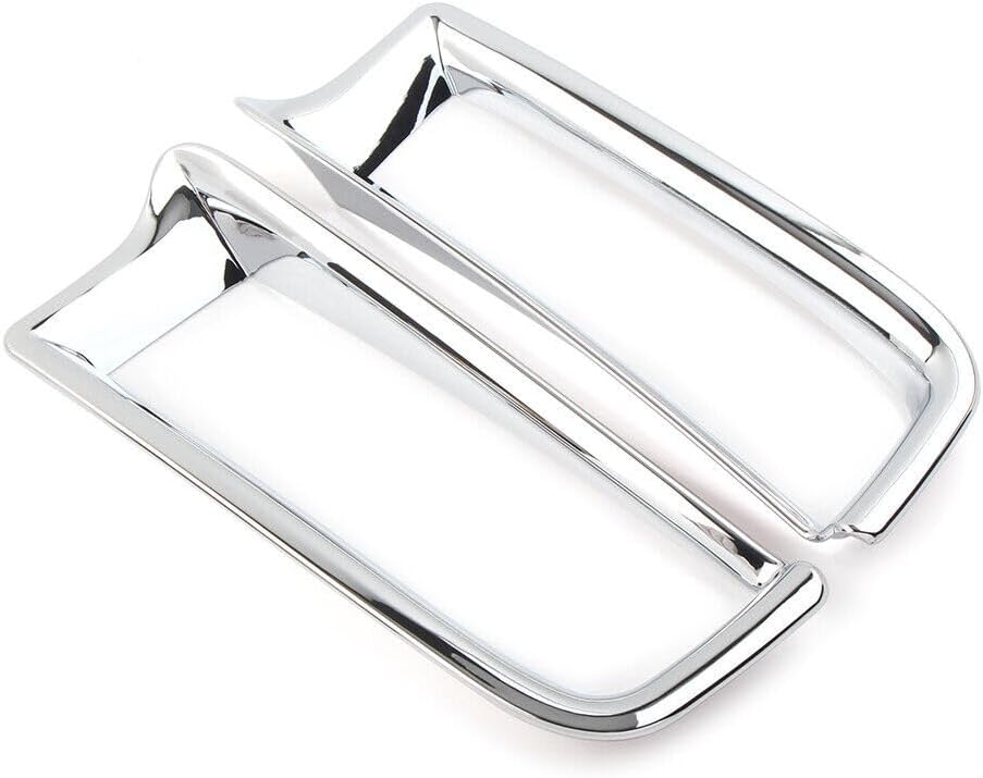 ya 4 8.14 2x Rear Bumper Reflector Moulding Cover Trim Chrome for Honda CR-V 2015 2016 CRV