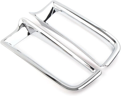 ya 4 8.14 2x Rear Bumper Reflector Moulding Cover Trim Chrome for Honda CR-V 2015 2016 CRV