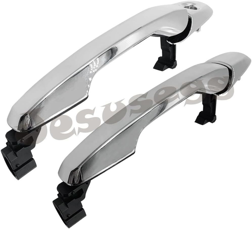 ya 9 10.24 2Pcs Fit for Explorer Edge Exterior Outside Door Handle Chrome Right&Left