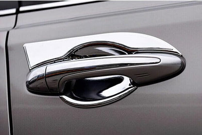 ya 5 8.10 for Toyota RAV4 2013-2018 Silver Exterior Side Door Bowl Cover Trim Decorate ABS
