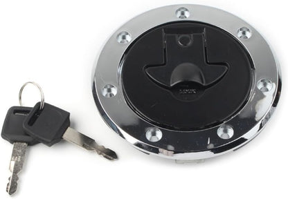 ya 9 10.24 Fuel tank cap lock with 2 keys for Kawasaki 1987 600RX (ZX600) ZZR600
