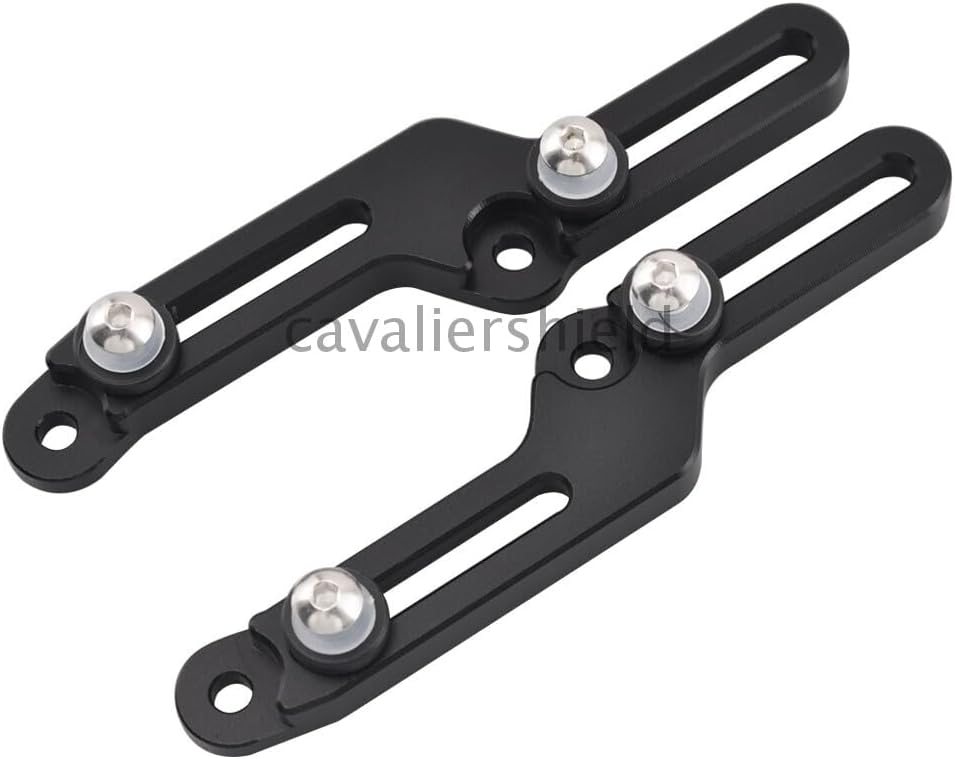 ya 23 10.7 baidi Motorcycle Black Aluminum Adjustable Windscreen Bracket for Honda CB500X 2017-upa