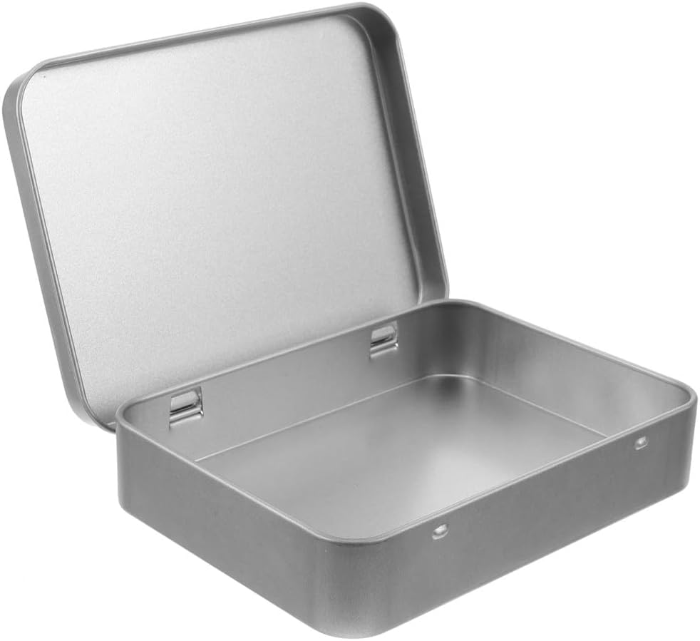 ya 14 9.20 baidi 2 Pack Stora Tin Box Travel for Mini Tinplate Boxes with Lid Tins Lids-1