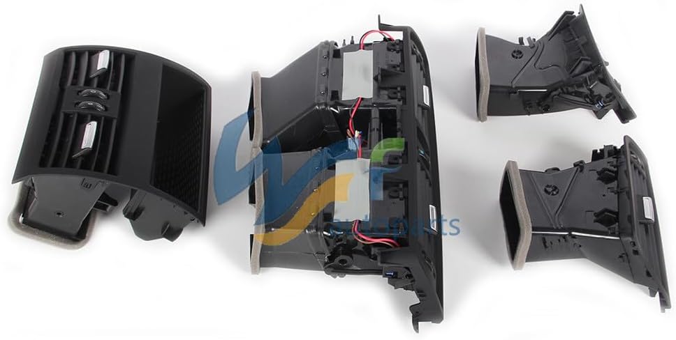 ya 10 9.16 baidi 4pcs Front Console Grill Dash AC Air Outlet Vent Fit for BMW 5 Series