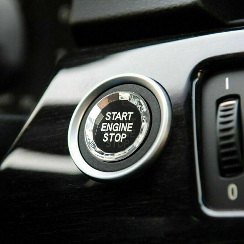 ya 23 10.7 zhengce Black Engine Start Stop Switch Button Cover Crystal Fits E Chassis E90 E92