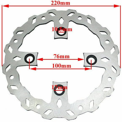 ya 13 9.15 baidi 220mm Front Brake Disc Rotor For Dirt Pit Bike Thumpstar SSR Piranha DHZ M2R