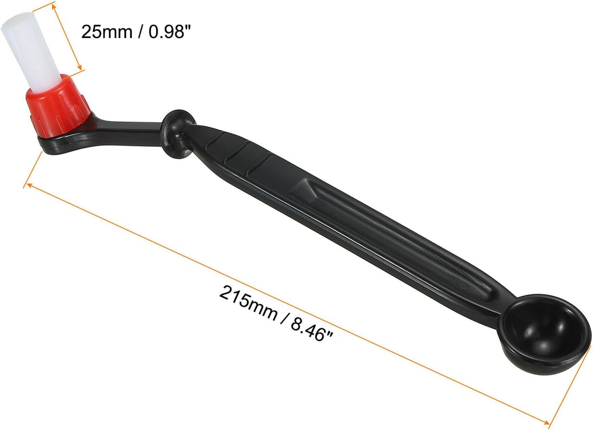 ya 26 10.21 baidi Coffee Machine Brush, 2Pcs Coffee Cleaning Tool for Espresso Machine, Red