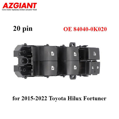 ya 3 8.24 baidi 2015-2022 for Toyota Hilux Fortuner Left Front Drive Side Power Window Switch