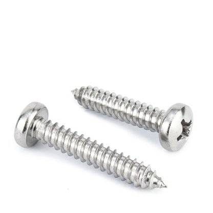 ya 16 10.20 baidi M1-M3.5 Thread Dia A2 Stainless Steel Phillips Pan Head Self Tapping Wood Screws