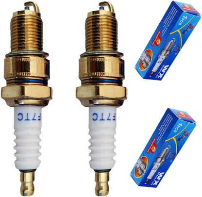 ya 26 10.21 baidi 2PCS F7TC Gasoline nerator Spark Plug Four Stroke Gasoline Micro Spark Plug-2