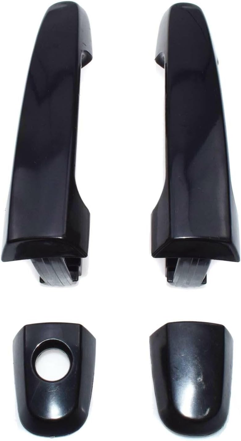 ya 2 8.15 2-Pack Black Exterior Door Handle Smooth Suitable for Toyota Yaris for Camry RAV4 for Corolla 