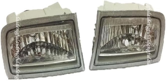 ya 4 8.14 One pair of front clear lens fog lamp housing for Toyota Prado LC90 1998-2002