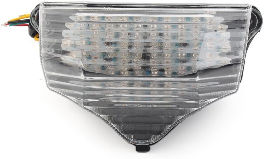 ya 4 8.14 for Yamaha FZ6 FZ600 FZ6-S2 2006-2009 Taillight Brake Turn Signal Clear Lens