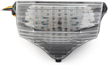 ya 4 8.14 for Yamaha FZ6 FZ600 FZ6-S2 2006-2009 Taillight Brake Turn Signal Clear Lens