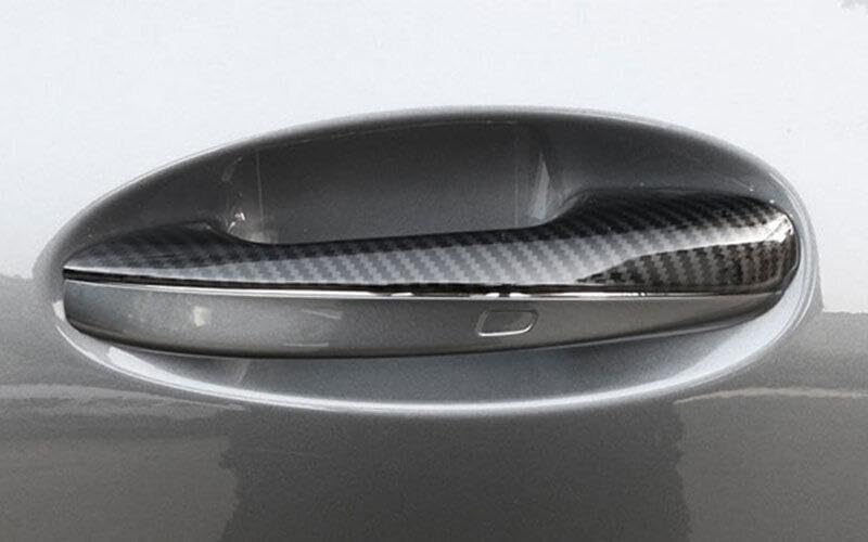ya 2 8.15 for Mercedes-Benz GLE GLS 2020-2024 Carbon Fiber Outside Door Handle Cover Trim 5 pcs 