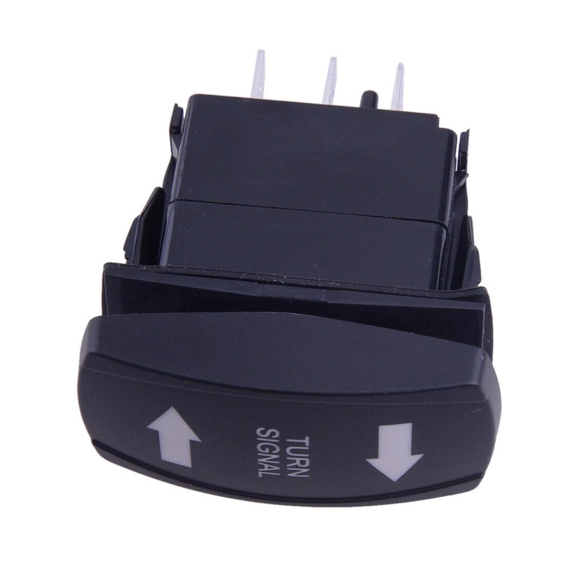 ya 6 8.14 Turn Signal Rocker Switch Flashing Green LED Suitable for Marine SUV ATV Motorcycle use 