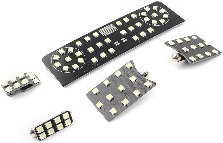 ya 4 8.8 White LED car interior light kit for 2009 and above for VW Tiguan 