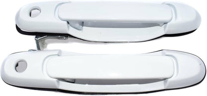 ya 2 8.15 Exterior Door Handle White 2pcs FL & FR for Toyota for Sienna 1998-2003 3.0L V6