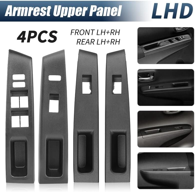 ya 10 9.16 baidi New Door Window Switch Bezel Trim Panel Cover for 2012 2013 2014 for Toyota Yaris