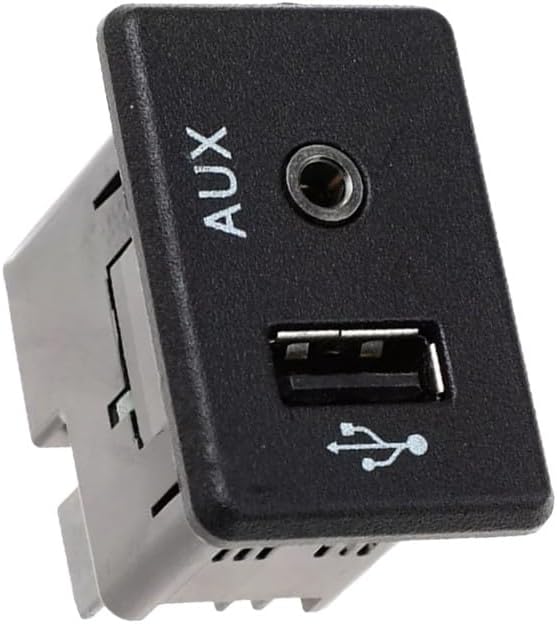 ya 5 8.10 for Altima Murano 2015-2018 Console AUX Auxiliary Audio USB Port Jack Connector