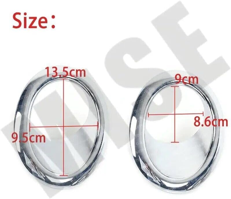 ya 7 8.24 baidi 1 pair of chrome front fog light protector for Nissan for X-Trail XTRAIL T31 2011 2012
