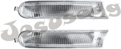 ya 9 10.24 2pcs Front Bumper Fog Light Lamps Housing LH+RH Fit for 1995-1997 for Toyota RAV4