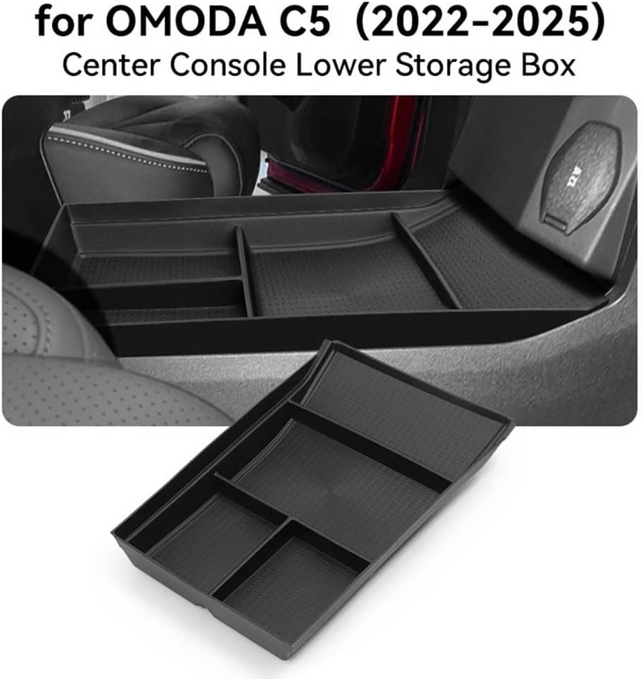 ya 5 8.10 Car Center Console Lower Storage Box for Chery OMODA C5 Fuel Version 2022 2025
