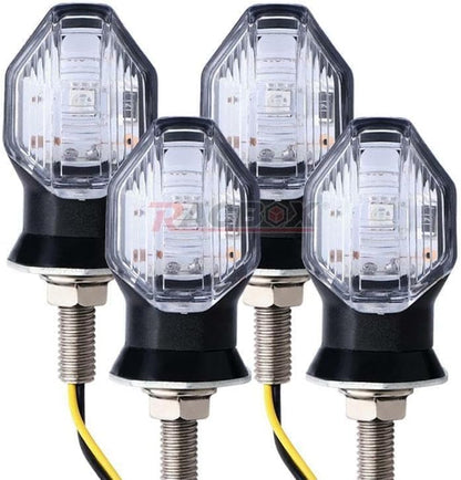 ya 14 9.20 zhengce 4X for Mini LED Motorcycle Turn Signal Lights Blinker for Yamaha for Suzuk-1