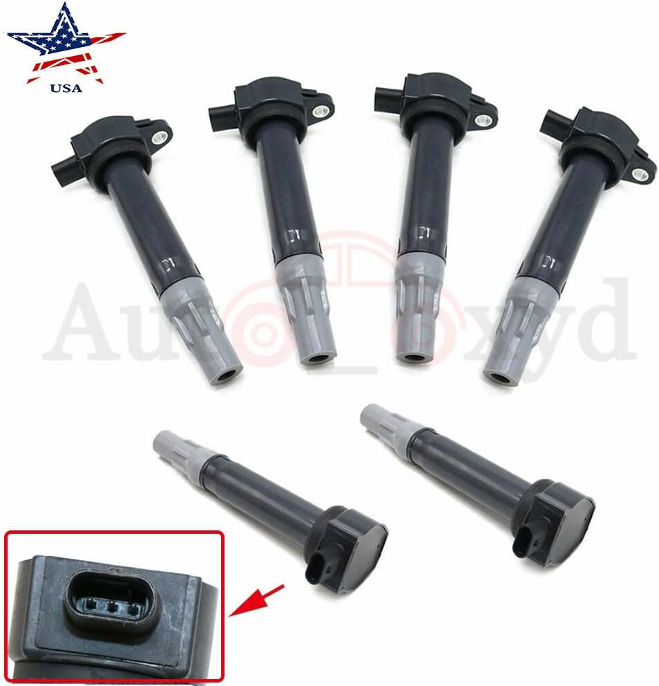 ya 4 8.14 6 Pack Ignition Coils C1522 UF502 2006-2010 for Chrysler for Dodge 4.0L 3.5L