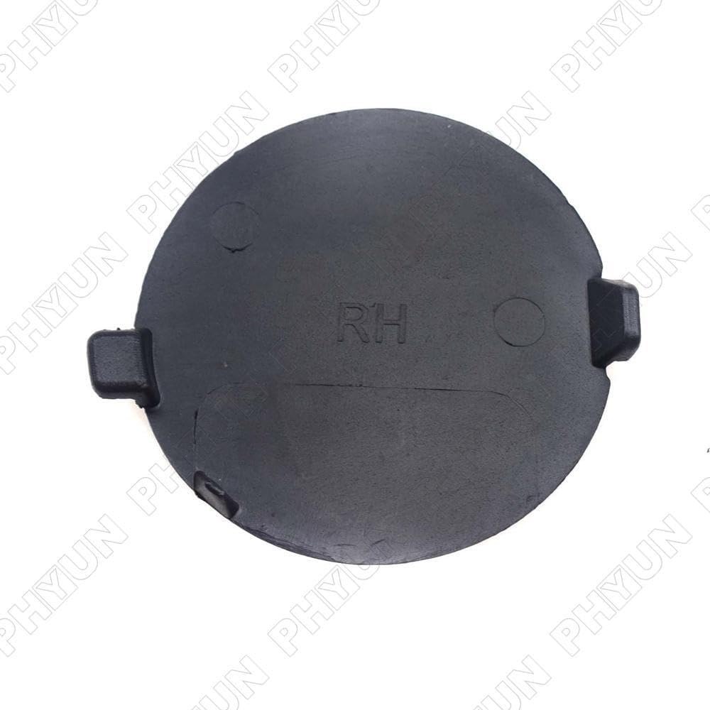 ya 6 8.24 baidi 2-Pack Left and Right Rear Bumper Tow Hook Cap Black for 2014-2016 for Mazda 3