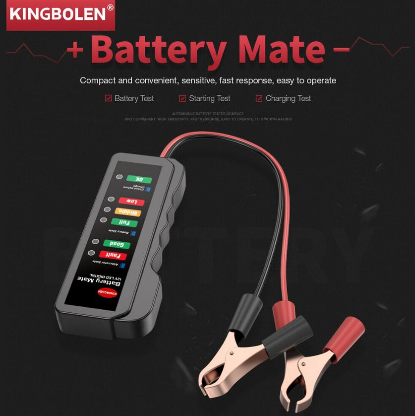 ya 2 8.15 Automotive Battery Tester Diagnostic Tool Generator Analyzer 12V Suitable for Lexus LR