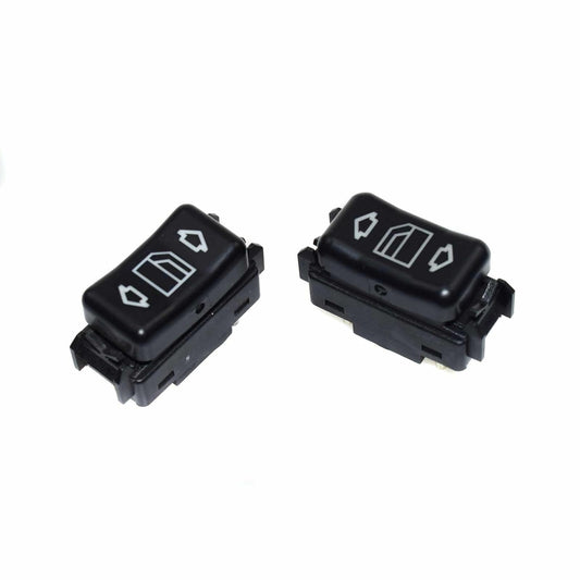 ya 4 8.8 2-Pack Rear Power Window Panel Switch for Mercedes-Benz 500E 300SE 280SE 260E 190E