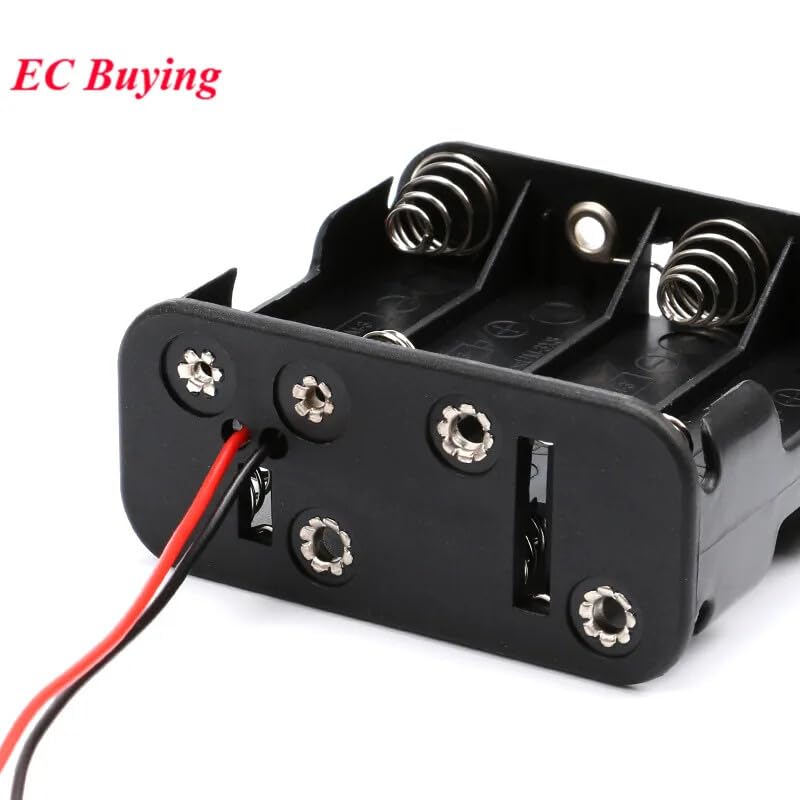 ya 16 10.20 baidi AA Battery Holder Protective Case, Double-Sided 4/6/8 Slot DIY Power Supply -