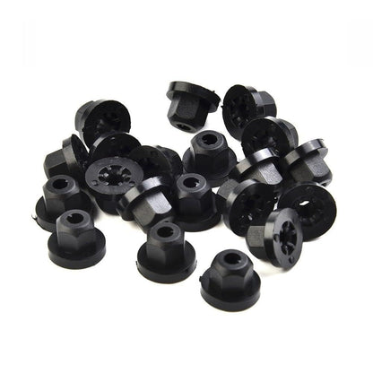 ya 13 9.15 baidi Nylon Plastic Nut W/Ring 20PCS for E36 E39 E46 E60 E61 E65 E90 E91 X3