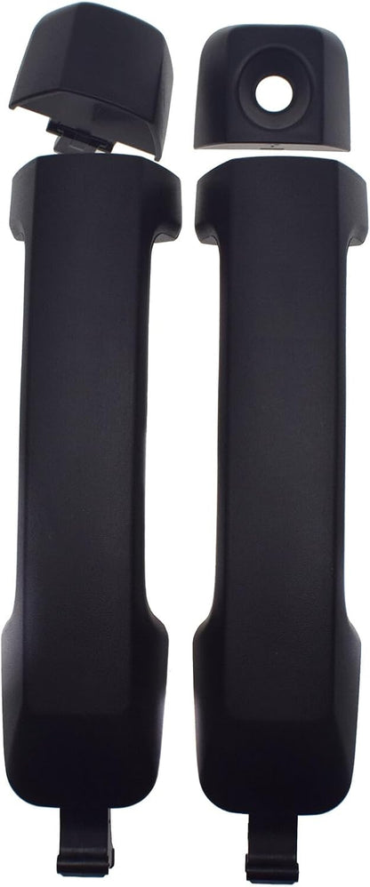 ya 2 8.15 Front Driver and Passenger Side Exterior Door Handle Black 2 Pieces for Toyota Tundra 