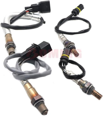 ya 15 10.19 zhengce 4PCS Up+Downstream Oxygen O2 Sensor for BMW E87 120i E90 320i 320si E91