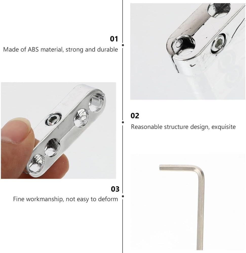 ya 7 8.24 baidi Cable Organizer Plating Wire Clip Chrome Spark Plug Holders Ignition Separator