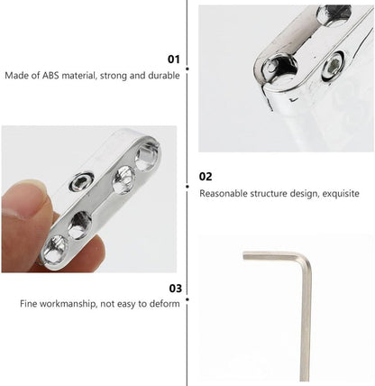 ya 7 8.24 baidi Cable Organizer Plating Wire Clip Chrome Spark Plug Holders Ignition Separator