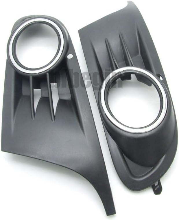ya 7 8.24 baidi Pair for VW for Golf MK6 for JETTA Front Left & Right Black Grille Fog Light Grill Cover