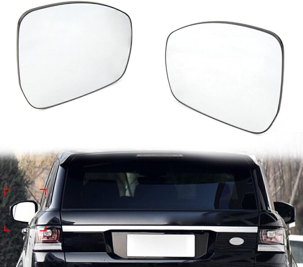 ya 2 8.15 2xHeatable Rear View Mirror Glass for Land Rover LR4 LR5 for Range for Rover Vogue Sport