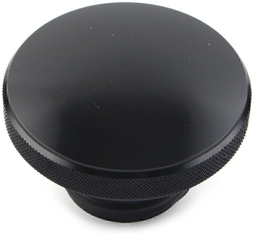 ya 9 10.24 Vented Fuel Tank Gas Cap Cover Fit for Harley Dyna Road King Heritage Softail Black
