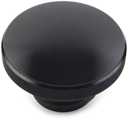 ya 9 10.24 Vented Fuel Tank Gas Cap Cover Fit for Harley Dyna Road King Heritage Softail Black
