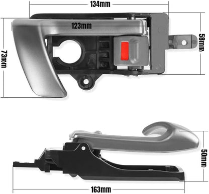 ya 5 8.10 for Hyundai Santa Fe Right Left Interior Inner Door Handle 07-12 82610-2B010-1D