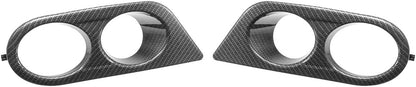ya 4 8.10 2pcs front fog lamp cover for BMW E46 M3 2 door 2001-06 4 door carbon fiber 