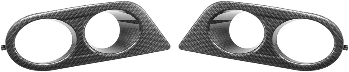 ya 10 9.16 zhengce 2pcs front fog lamp cover for BMW E46 M3 2 door 2001-06 4 door carbon fiber